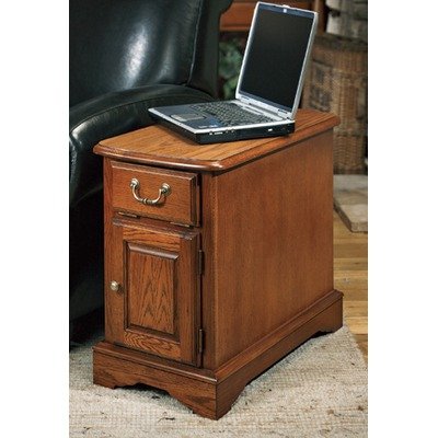 American Homestead Chairside Cabinet Acorn Brown