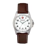 Swiss Military 06-4030-04-001.0 Men's White Tomax Leather Strap Watch