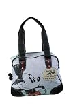 Grey Mickey Mouse ''Timeless Pan Am'' Jersey Duffle Satchel