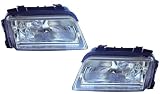 1996-1998 (1997 96 97 98) Audi A4 Headlight Assembly - One Pair(One Set - Both Left and Right Sides) - DOT Certified Headlight