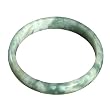 Hand-carved Marbled Chinese Jade Power Bracelet
