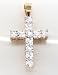 150 Carat Round Brilliant With Baguette Diamond Cluster Pendant In 18ct Solid Yellow Gold