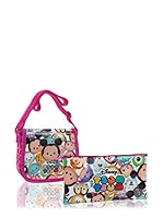 Disney Bandolera + Estuche Tsum Tsum (Rosa)