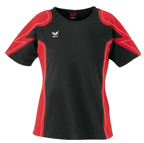 ERIMA Damen Racing Line T-Shirt, schwarz/rot, 38 Preisvergleich