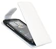 iTALKonline COLOR BLANCO Clip FlipMatic f�cil en vertical cubierta de la tapa Funda con soporte para HTC Sensation HD Andriod SmartPhone