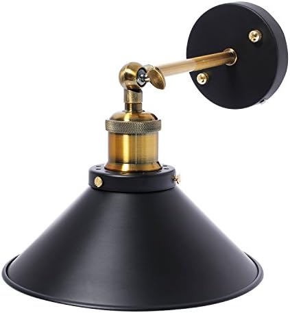 Tesoar Wall light Adjustable Sconce Industrial Retro Vintage Black Lampshade Pendant Light/Wall Lamp/Ceiling Lights