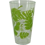High Ball Tumbler Zak Designs Mirage Leaf Design - set of 4