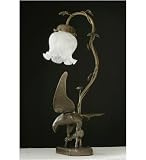 Meyda Tiffany 102412 19 Inch H Eagle On Tree Limb Table Lamp