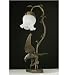 Meyda Tiffany Eagle On Limb Table Lamp - White
