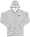 NCAA Kansas State Wildcats Antigua Ladies Heather Gray Front Zip Fleece Hoody