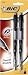 BIC Z4+ Roller Pen, Fine Point (0.7 mm), Black, 2-Count