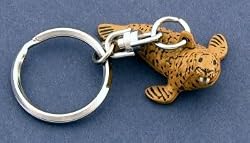 Solid Metal Wild Adventures Walrus Keychain