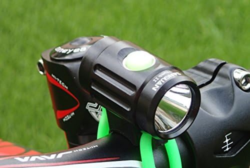 BEST Powerful 1000 Lumen LED, SUPER BRIGHT, Small, BIKE LIGHT Set Available ANYWHERE!!! Waterproof, USB Rechargeable, Helmet or Bar Mount, Fits ANY BIKE! No Tools Install, Ruby Tail Light and Helmet strap included!!!