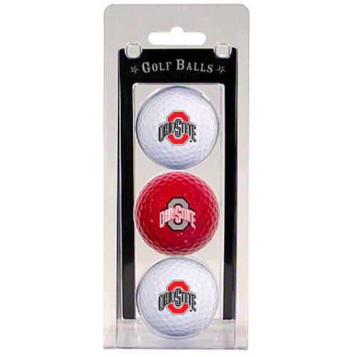 Ohio State Buckeyes Pack Of 3 Golf Balls From Team Golf