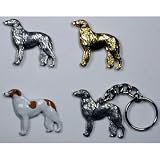 Borzoi Gold Pin