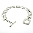 Bracelet Stainless Steel 316 Unique Round Link Design Polished Finish by Bucasi