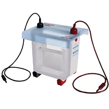 Edvotek MV10 Vertical Electrophoresis Apparatus, Holds 9cm x 10cm Gel Cassette