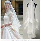 Lovedress 1 Layers Without Comb Wedding Veil White/ivory