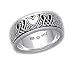 Sterling Silver Celtic Heart Knot Spinner Ring(Sizes 4,5,6,7,8,9,10,11,12,13,14,15)