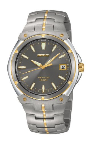 Seiko Men's Dress Two-Tone Watch #SGEB34