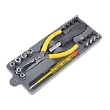 uxcell ドライバーセット　メタル製ビット　滑り止めハンドル　クロスヘッド　2点セット