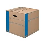 Bankers Box Smoothmove Moving & Storage Boxes, Medium, 8 Pack (0062801)
