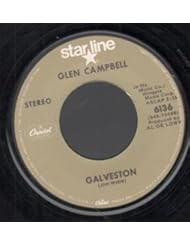 Music: Galveston/wheres The Playground Susie 7 Inch (7" Vinyl 45) US Starline - Starline