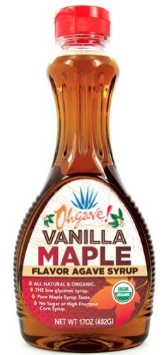 Ohgave! Agave Syrup, Vanilla Maple, 17-Ounce Bottles (Pack of 3)