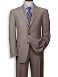 Review   / Brown Fancy Stripe Suit