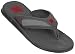 DC Maldives Men's Sandals - Battleship / True Red