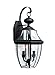 Sea Gull Lighting 8039-12 2-Light Lancaster Medium Outdoor Wall Lantern, Clear Beveled Glass and Black
