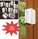 HDI Home Security Wireless Alarms and Door Chimes (Set of 8)
