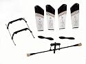 Ersatzteil Set Indoor Heli Max Z Hawk X Storm Schwarz