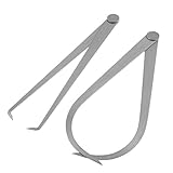 uxcell　内外兼用キャリパー　190mm 機械工用　金属摩擦接合用　内外兼用パス　ペア