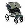 Baby Jogger Summit 360 Double Jogging Stroller, Sage & Black