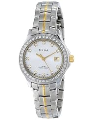 Pulsar Womens PH7227 Analog Display Japanese Quartz Two Tone Watch