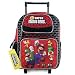 Super Mario Bros. Sparkly Roller Bookbag / Backpack Red (Small)