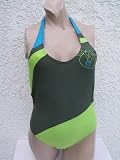 feminin und sportlich: Badeanzug mit Schwimmerrücken 42