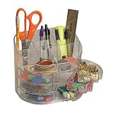 Organizer, Desk Double Supply, Clear DPS03596
