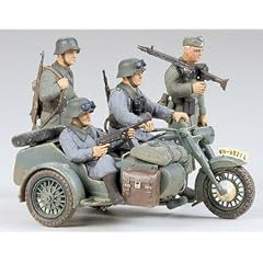 Tamiya 1/35 BMW R75 mit 4 Landser 35016, Bausatz WWII, Deutschland, Modellbau