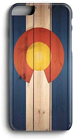 iPhone 6 Plus 5.5" Case - The Best 3d Full Wrap Iphone Case - Colorado State Flag Wood