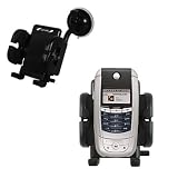 Motorola A780 Flexible Car Windshield Holder - Gomadic Brand