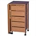 Venture Horizon 1010-11WH Hideaway Mobile Desk Workstation Craft