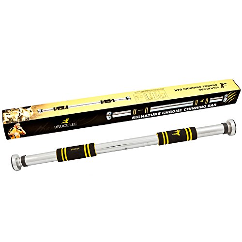 Marcy Bruce Lee Signature Pull Up Bar - Yellow/Black/Silver, One Size Marcy Bruce Lee Signature Pull Up Bar - Yellow/Black/Silver, One Size