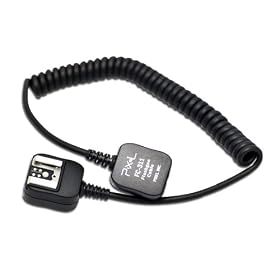 Kaavie Version Compact Camera E-TTL Flash Off cordon de synchronisation � distance pour Canon SLR & DSLR, Canon 580EX, 580EX II, 550EX, 430EX, 380EX replaces OC-E3
