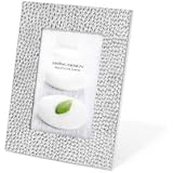 Swing Design Shimmer Picture Frame, 4 by 6-Inch, Silver Plate