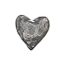 Pewter Heart Shaped Pocket Token