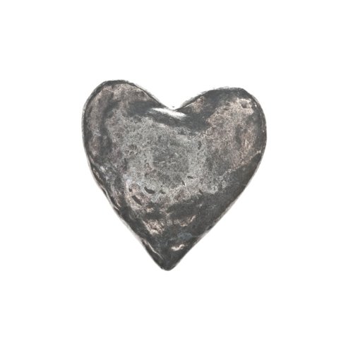 Pewter Heart Shaped Pocket Token