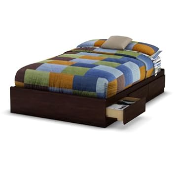 South Shore Willow Collection Full Mate's Bed, Havana