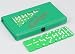 Mini Double 6 Green Domino Set